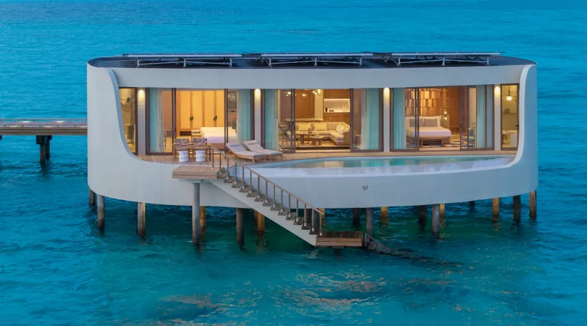 Luxury Maldives travel – overwater villa Indian Ocean