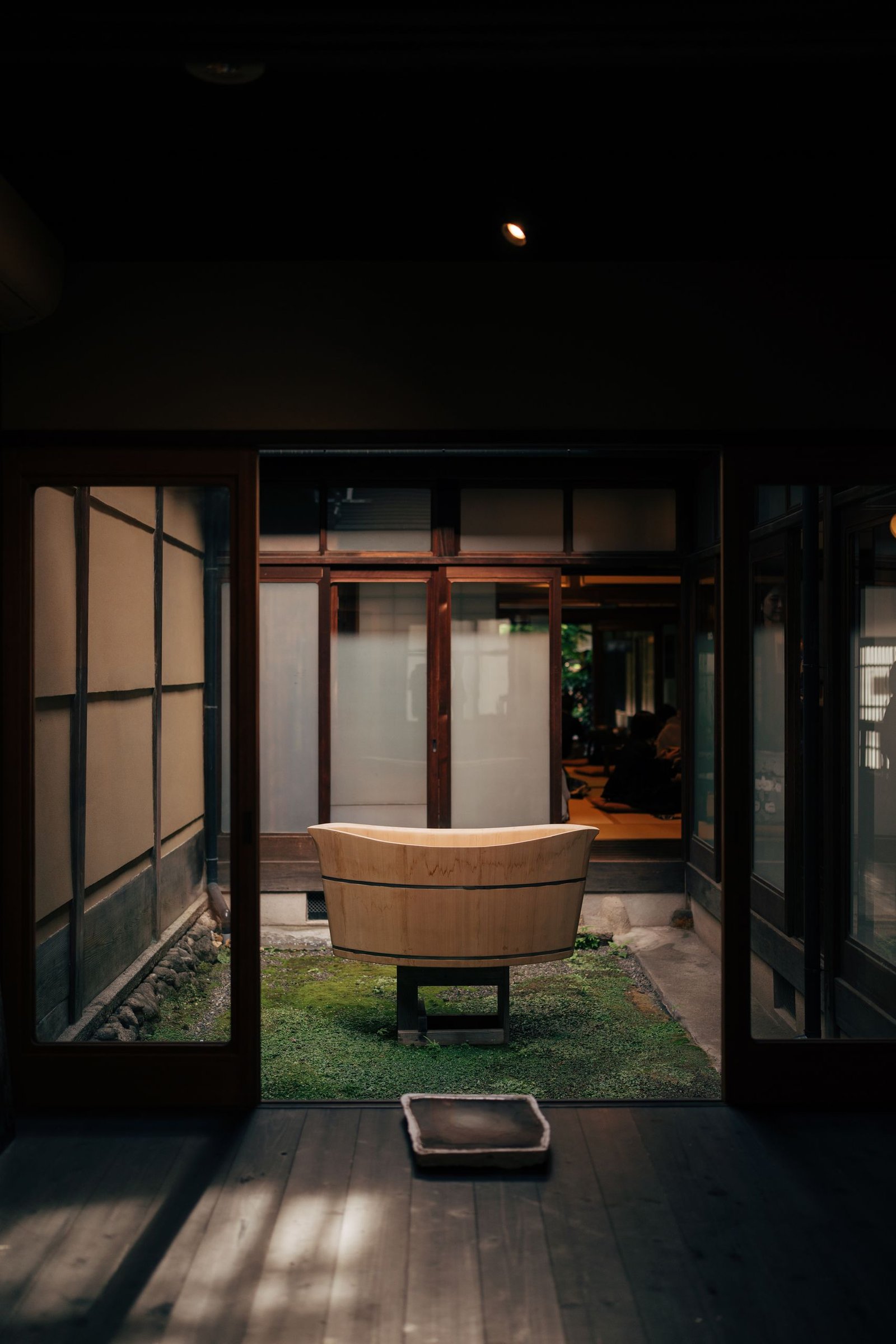 Ancient Kyoto temple with meditation garden and traditional Japanese architecture for wellness retreat