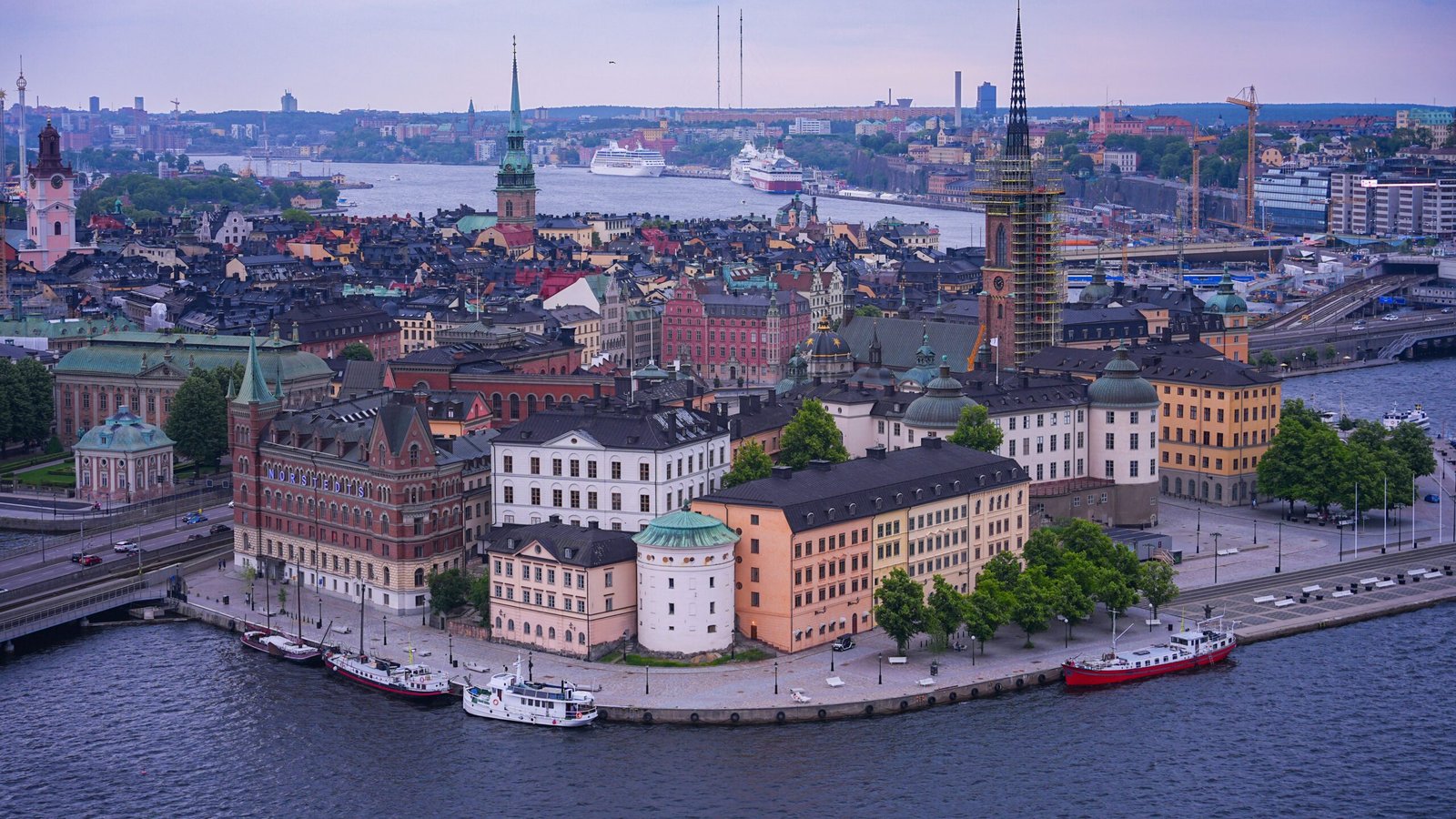 Luxury Sweden travel — Stockholm archipelago aerial view