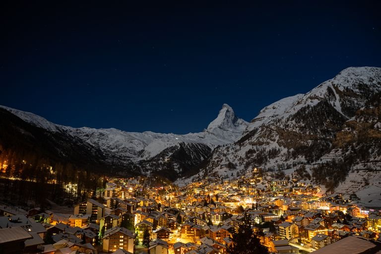 Zermatt luxury travel guide — Matterhorn views at night